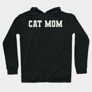 Cat Mom Word Hoodie